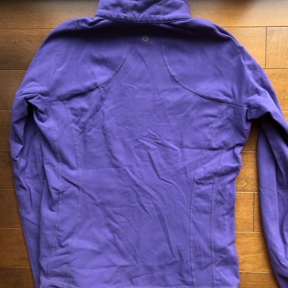 Lululemon Purple Zipup - 4 - Picture 4 of 4